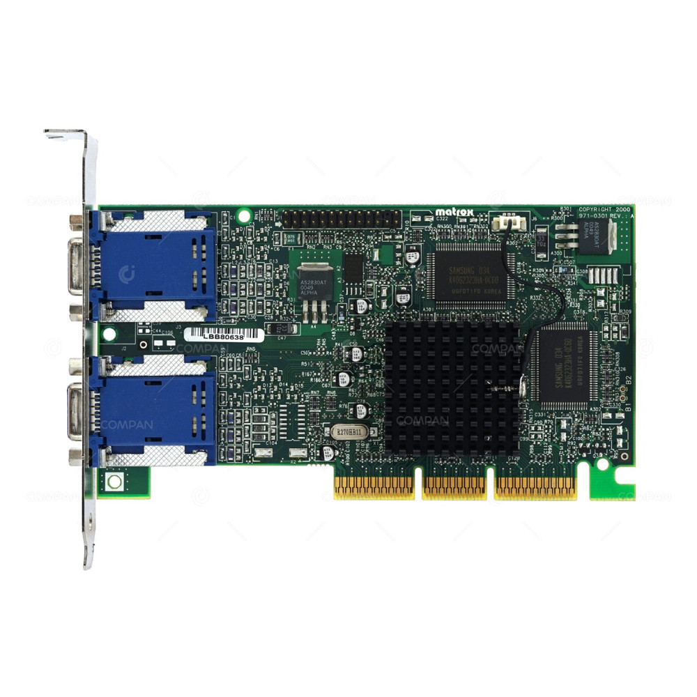 971-0301 MATROX G45+MDHA16DLXB AGP 2X VGA VIDEO CARD G45+MDHA16DLXB, MT06750